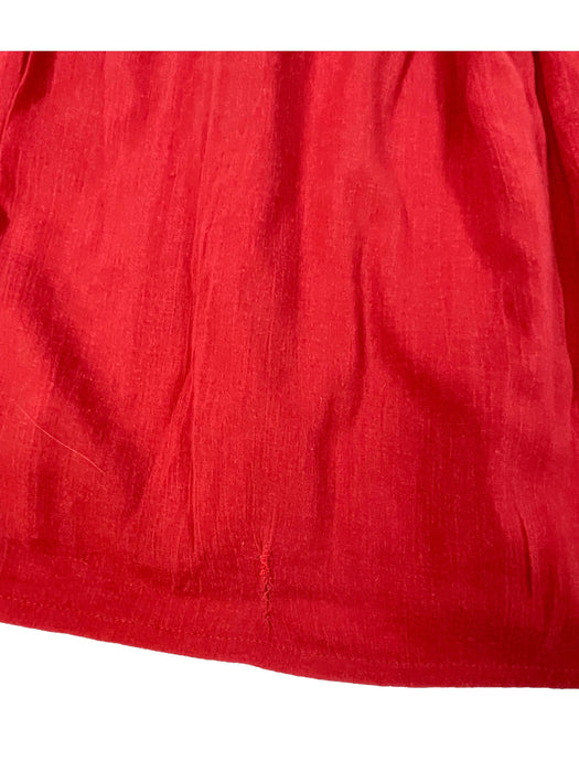 MONOPRIX 8 ans robe rouge smock (défaut)