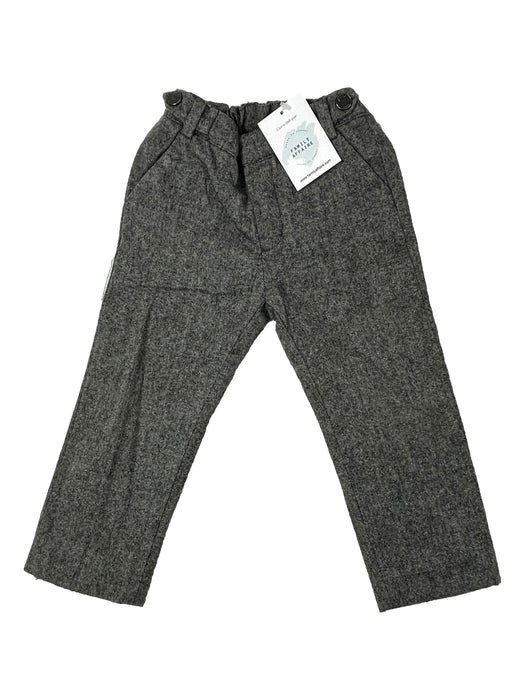 JACADI 2 ans pantalon gris en laine