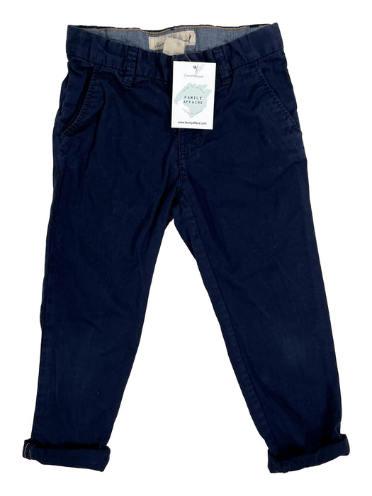H&M 3/4 ans Pantalon chino bleu marine