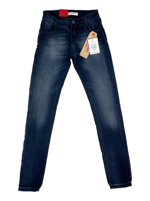 LEVIS NEUF 10 ans Pantalon jean bleu super skinny 710