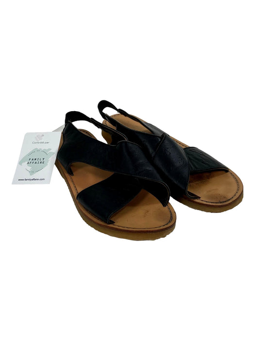 BONPOINT P 35 sandales noir cuir