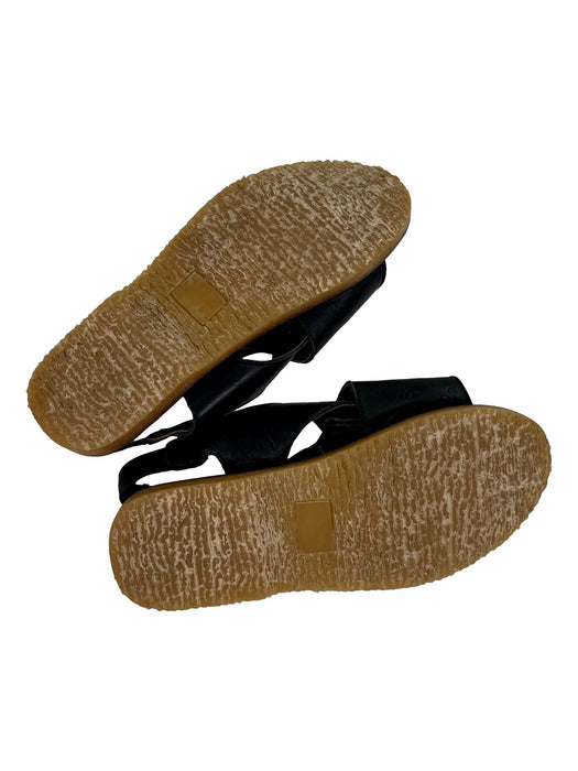 BONPOINT P 35 sandales noir cuir