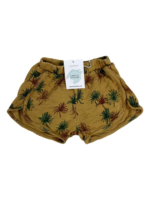 PLAY UP 2 ans short marron palmiers