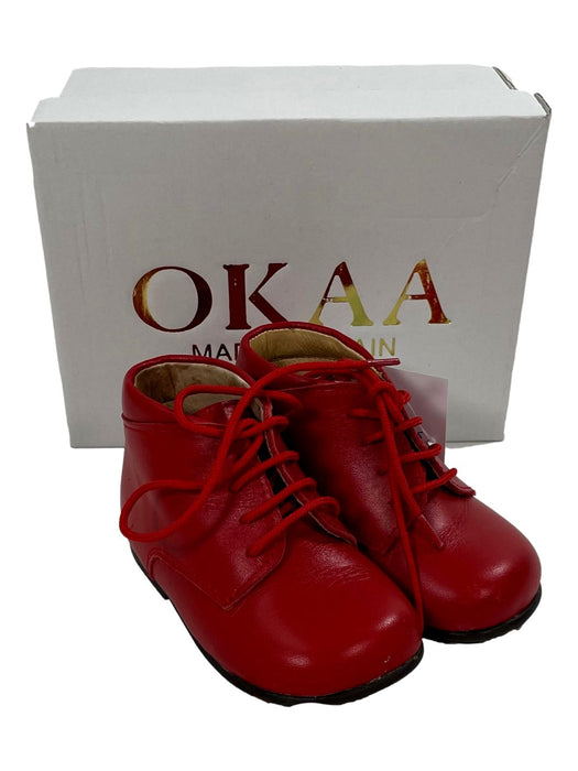 OKAA P21 chaussures rouge en cuir
