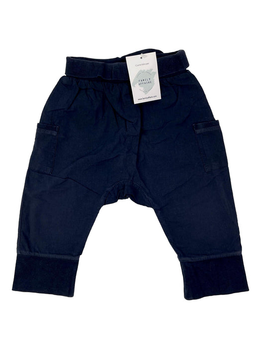 BOUTCHOU 12 mois pantalon bleu marine avec poches cotés