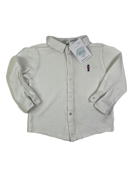 THE LITTLE WHITE COMPANY 2 ans chemise polo blanc