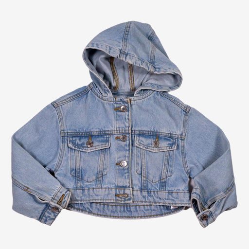 Zara Cropped Denim Veste En Jean Zara Courte Jeans Jacket Veste En