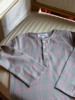 PARIS JOBURG outlet pyjama ecossais gris rose 2 à 12 ans