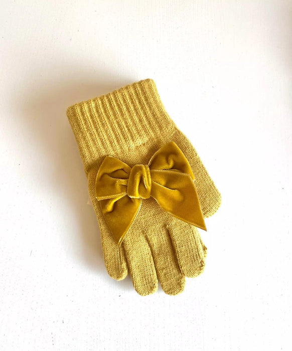 CONDOR outlet gants moutarde 4,6,8 ans