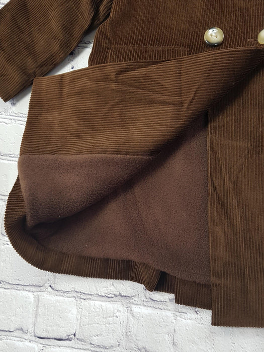 AMAIA outlet brown velvet coat - FAMILY AFFAIRE (4336386277424)