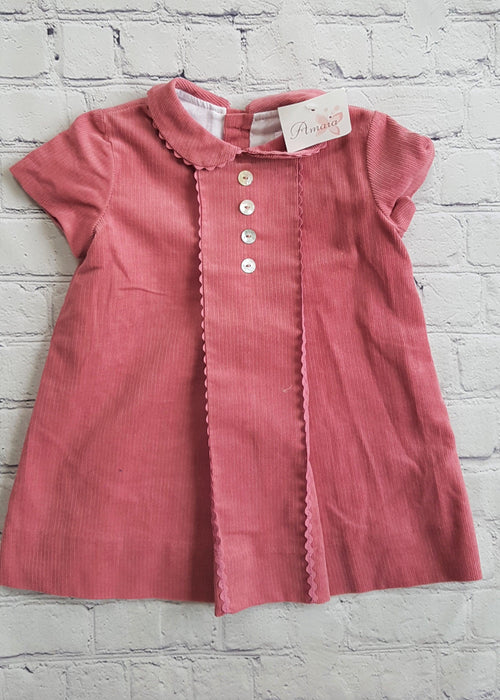 AMAIA outlet baby pink dress 12m - FAMILY AFFAIRE (4357525798960)