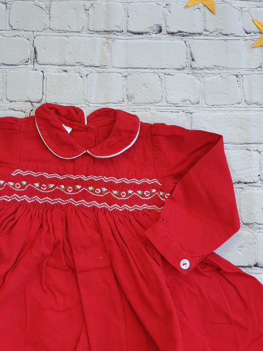 Red girl  dress 6m (4378056720432)