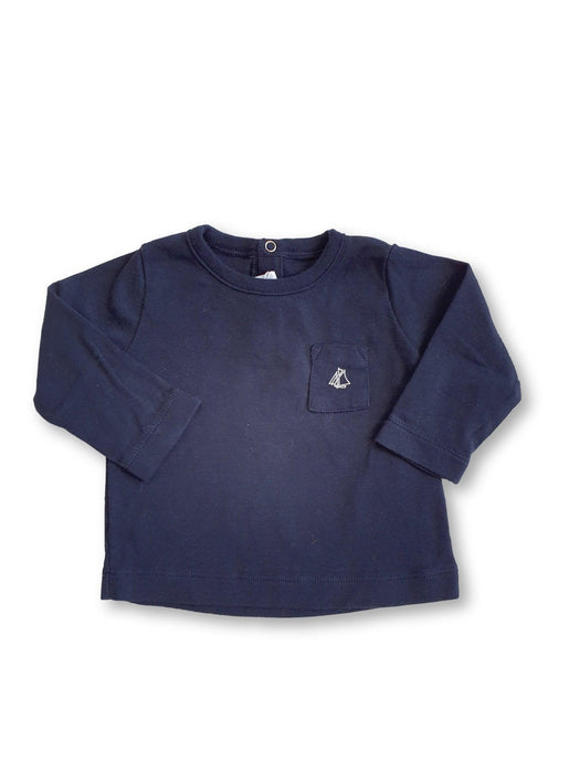 T-Shirt Bleu PETIT BATEAU boy or girl  top 6m (4433728667696)