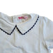 AMAIA outlet boy or girl bodysuit 6m navy collar (4439819354160)