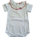 AMAIA outlet girl or boy body red round collar 12m (4439807688752)