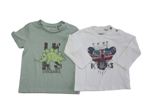 Deux T-shirts garçon IKKS boy 12m (4721329406000)