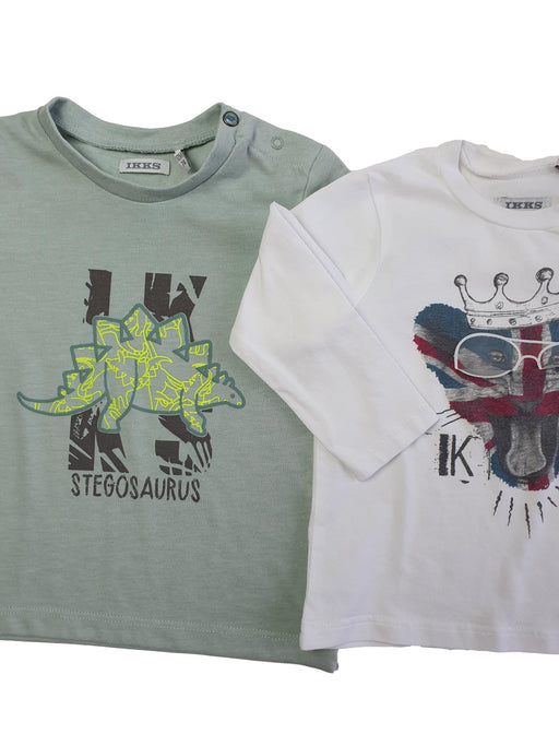 Deux T-shirts garçon IKKS boy 12m (4721329406000)