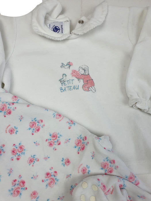 PETIT BATEAU girl pyjama 6m (4744629780528)