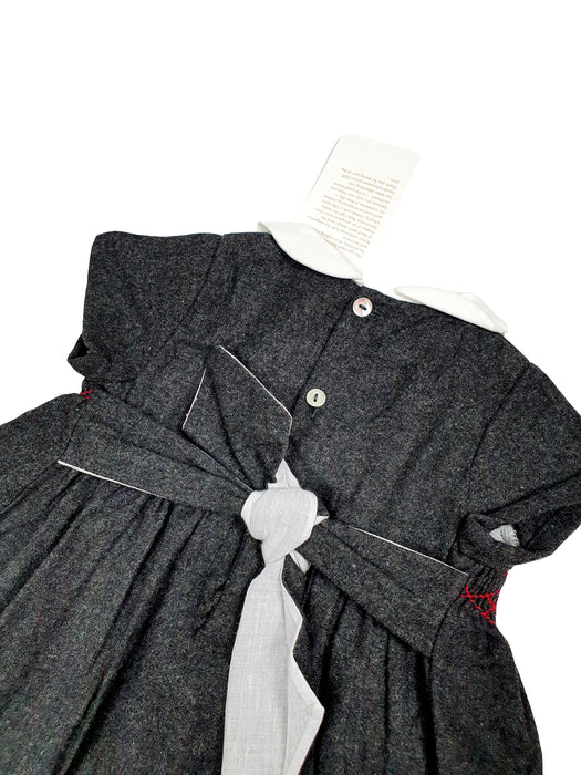 KIDIWI OUTLET girl wool smocked dress 12m (6764857917488)