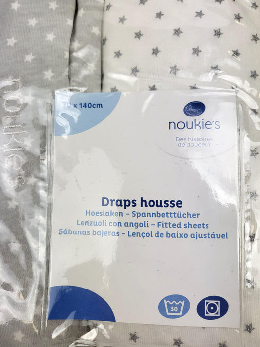 NOUKIES NEW boy or girl fitted sheets 70*140 (6842177585200)