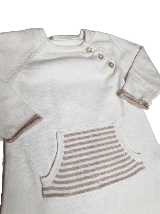 THE LITTLE WHITE COMPANY boy or girl overall 3-6m (6878748868656)