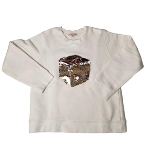 BONPOINT Sweat paillettes fille 12 ans