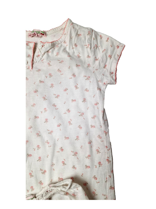 BONPOINT chemise de nuit fleurs rose 3 ans