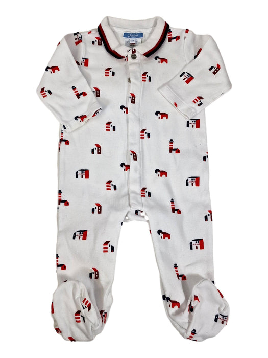 JACADI pyjama motif rouge 6m