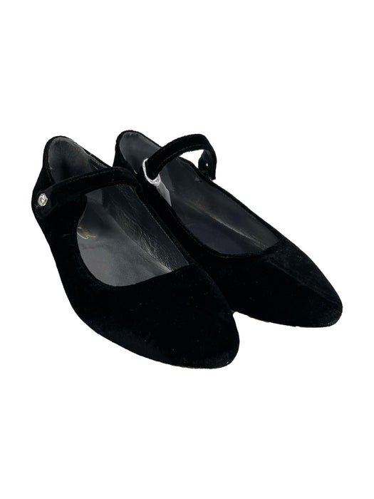 BONPOINT P 34 Chaussures  babies velours noir fille