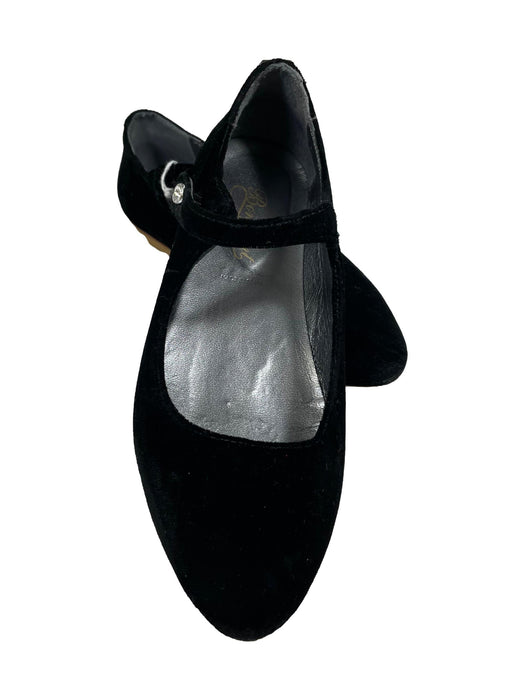BONPOINT P 34 Chaussures  babies velours noir fille