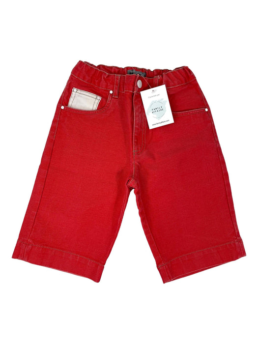 BONPOINT 8 ans short en jean rouge