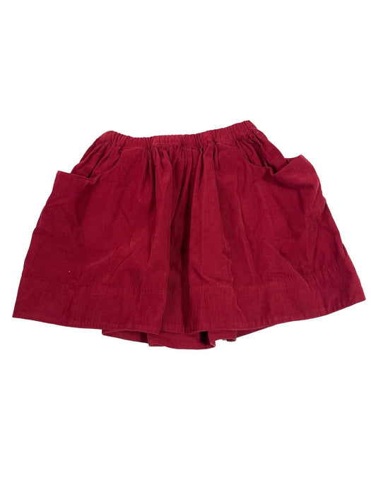 BONTON jupe rouge velours fille 4 ans