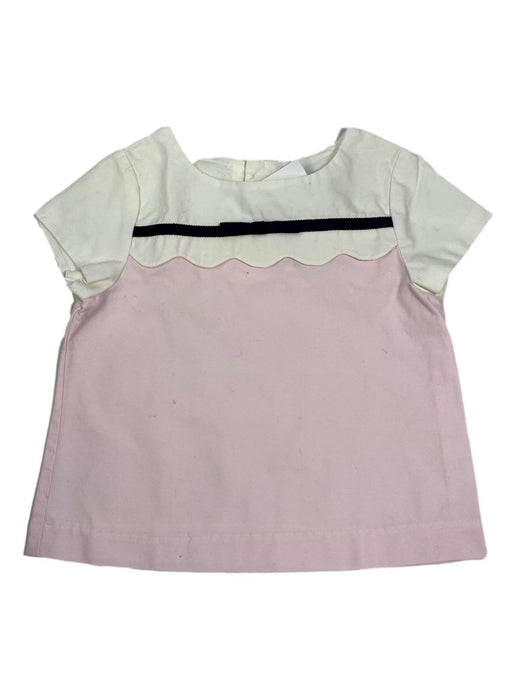 JACADI tee-shirt blanc et rose fille 3 ans